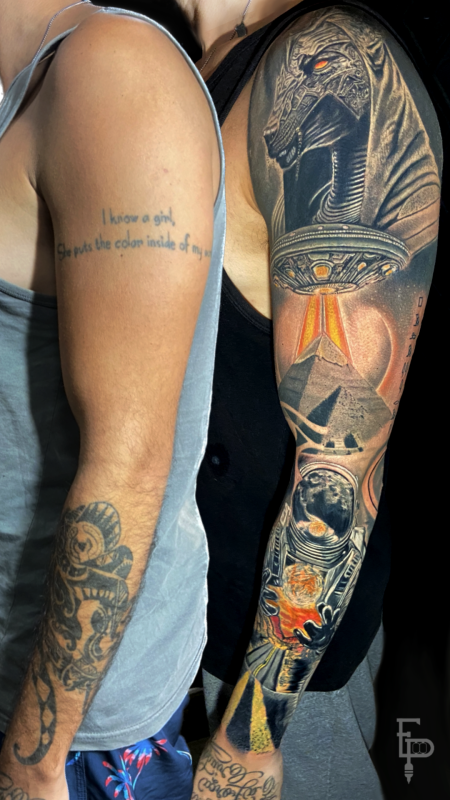 Cobertura de braço inteiro FP Tattoo