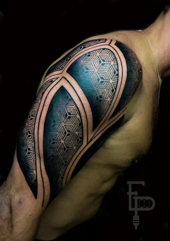 Tatuagem geométrica braço - Felipe Polkorny_2480_3508