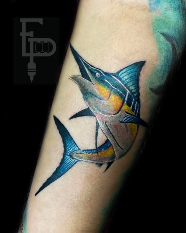 tatuagem-marlim-Azul
